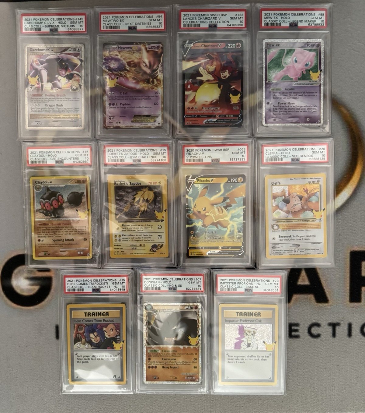 Charizard Pokemon Celebrations Gold Metal 25 TH ANNIVERSARY COMPLETED PSA 10 – Foto 2