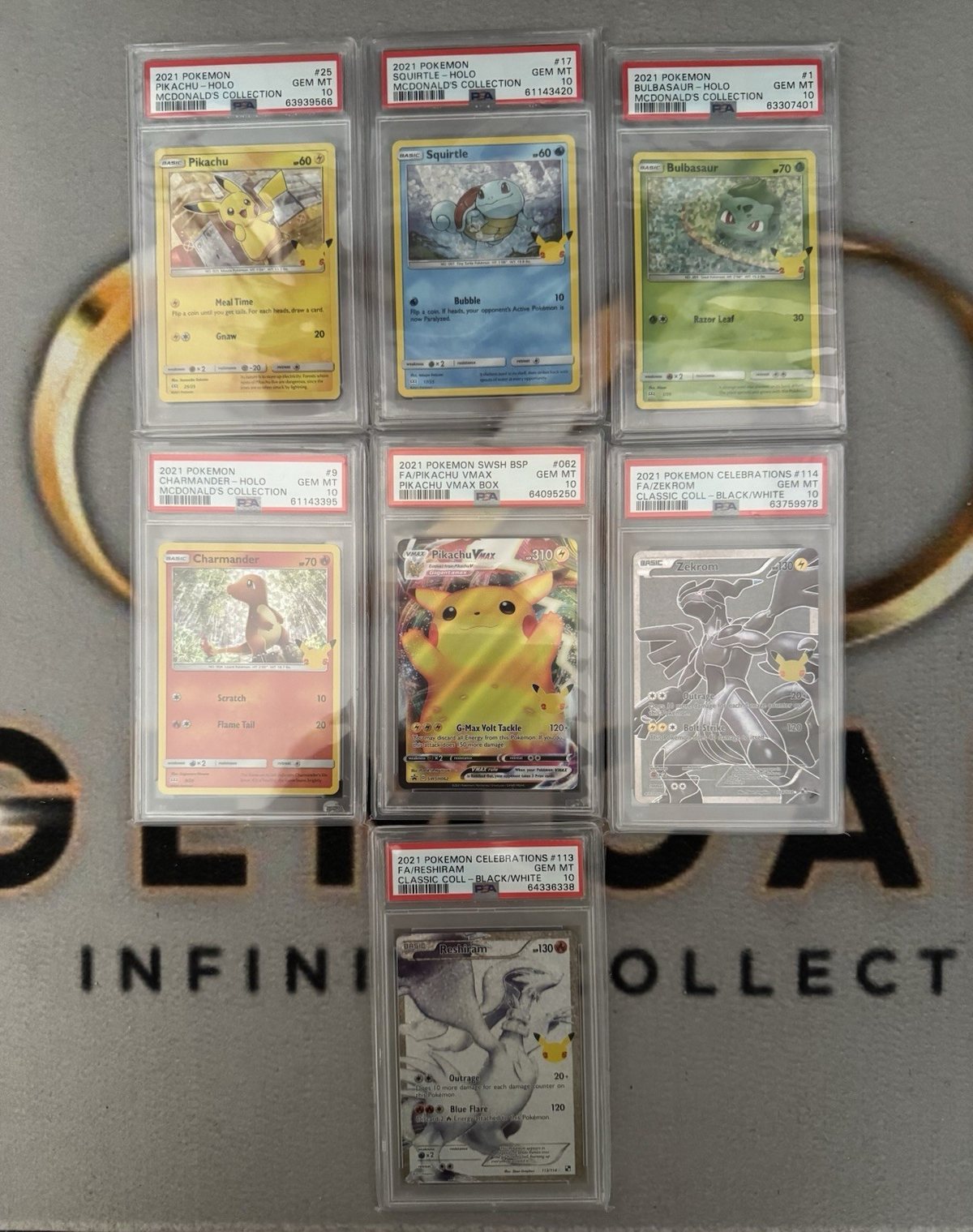 Charizard Pokemon Celebrations Gold Metal 25 TH ANNIVERSARY COMPLETED PSA 10 – Foto 4
