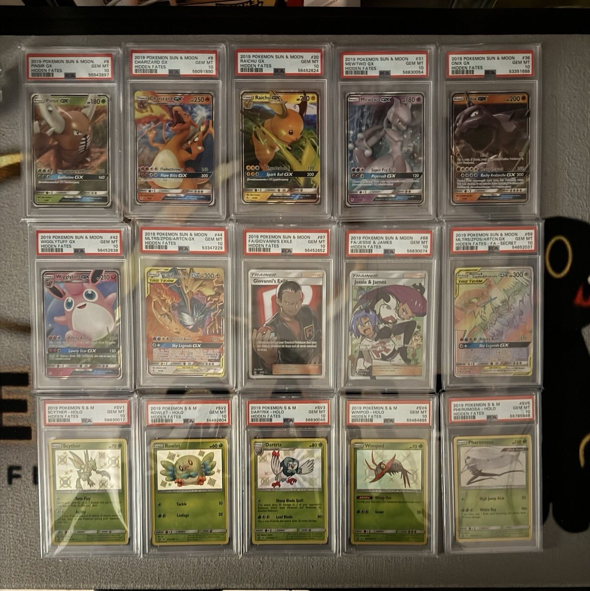 Pokemon Master Set Hidden Fates COMPLETO Eng Charizard 111 Cards PSA 10 – Foto 1