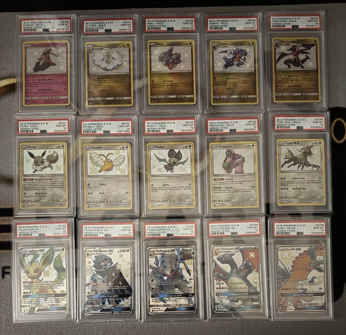 Pokemon Master Set Hidden Fates COMPLETO Eng Charizard 111 Cards PSA 10 – Foto 4